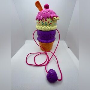 Polly Pocket Spin N Surprise Compact Playset Ice Cream Cone Shape